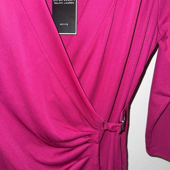Ralph Lauren Elegant Pink Wrap Top Brand New Sold Out in Stores Retails for 102$ - Picture 12 of 17